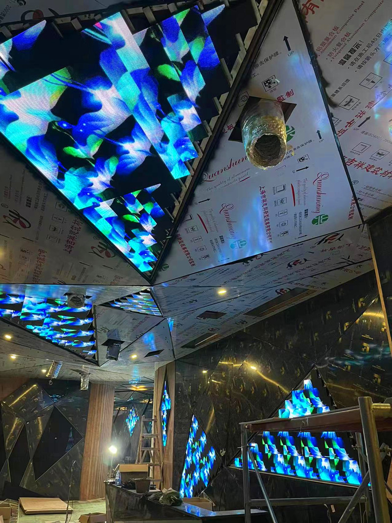 酒吧室内氛围屏LED显示屏-韶关UND酒吧二期工程